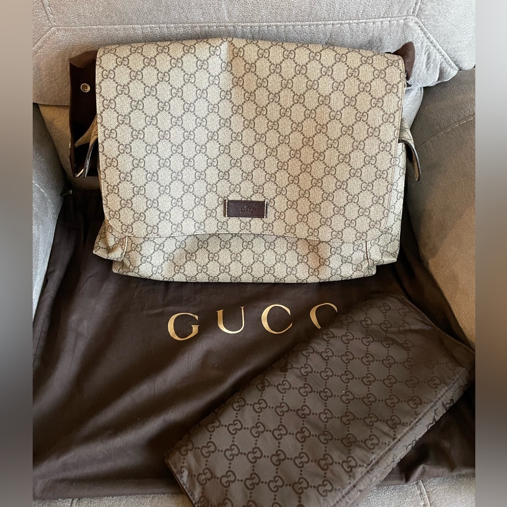 Gucci GG plus diaper bag